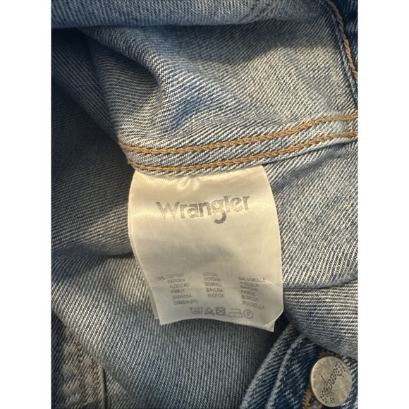 Wrangler Women's Western Born Ready Denim Rainbow Vest Size Large NWT IRREGULAR - Picture 7 of 8